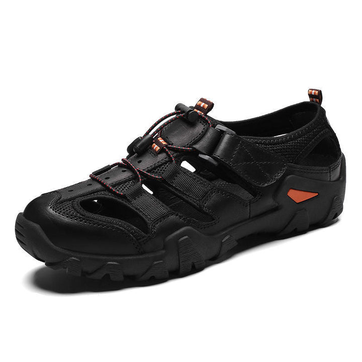 Herren Sportliche Sandalen mit atmungsaktiver Oberflächenstruktur und rutschfester Sohle Drune