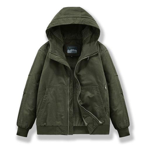 Herren Technische Bomberjacke mit Kapuze Drune