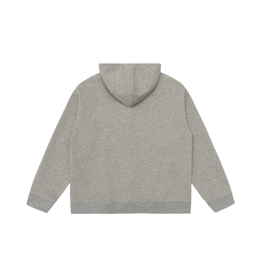 Unisex Kapuzen-Halbzip-Sweatshirt im Oversize-Fit mit Kängurutasche Drune