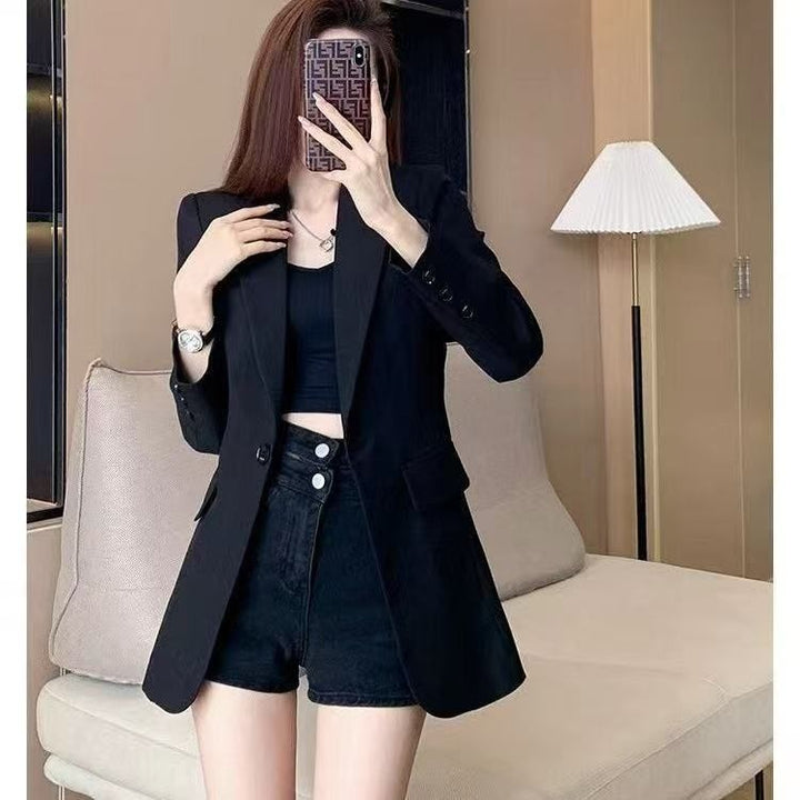 Damen Elegante und vielseitige Blazerjacke Drune