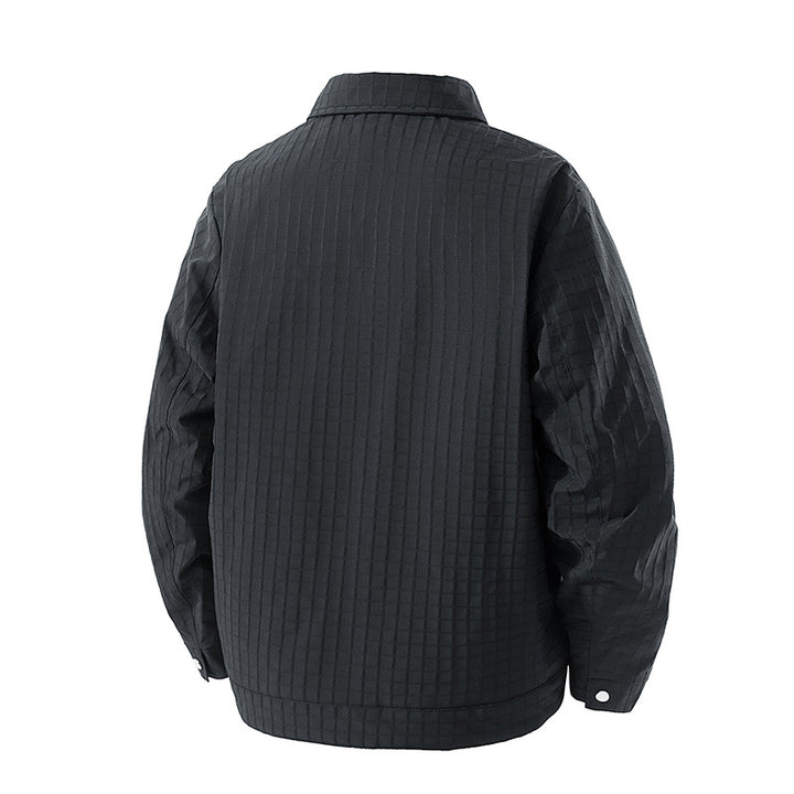 Herren Gemusterte Übergangsjacke mit Fleece-Futter Drune