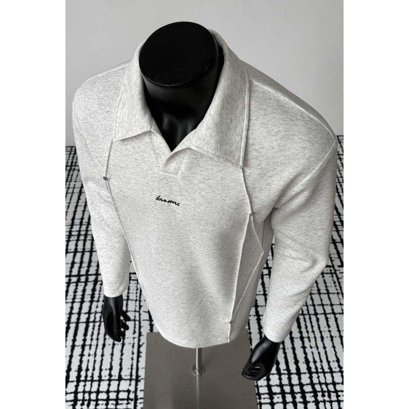 Herren Stadt-elegante Langarm-Hemdjacke Drune