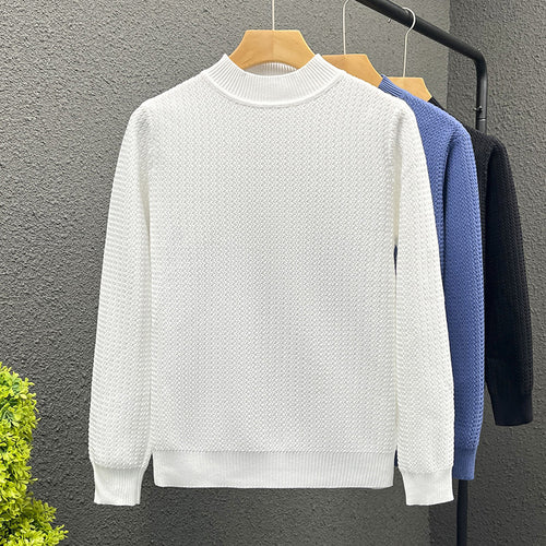 Damen Strukturierter Rollkragenpullover aus feinem Waffelstrick Drune