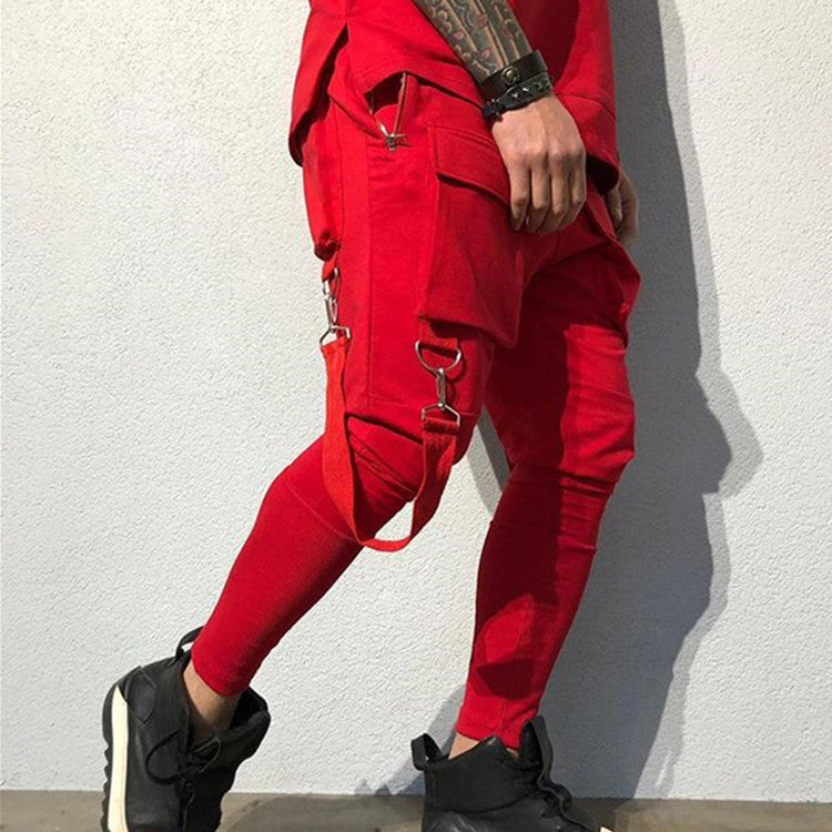 Herren Cargo-Hose mit verstellbaren Trägern Drune