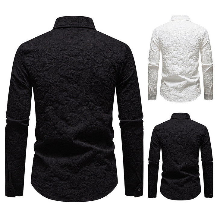 Herren Hemd mit strukturiertem Design Drune