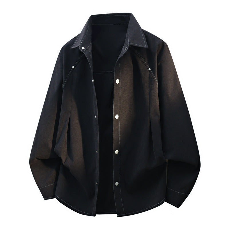 Herren Lässige Overshirtjacke Drune
