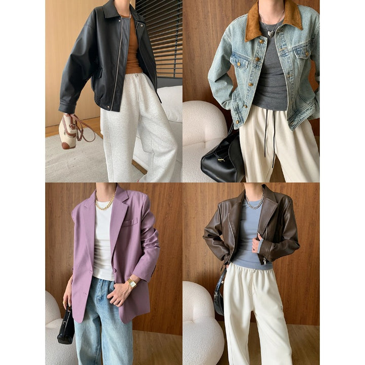 Damen Langarmshirt mit figurbetontem Schnitt und weichem Material Drune