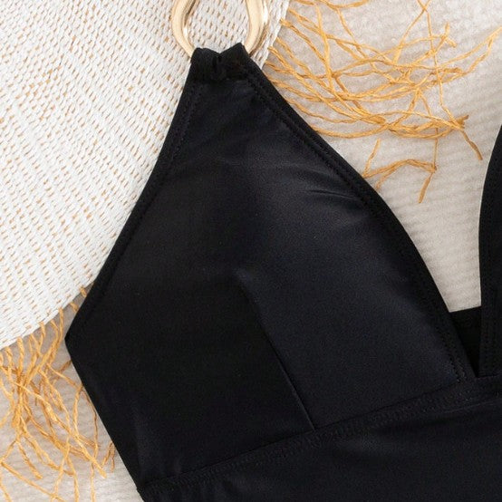 Damen Tankini mit Raffungen und verstellbaren Trägern Drune