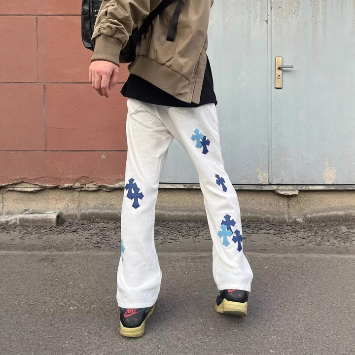 Herren Weitgeschnittene Custom Denim-Jeans Drune
