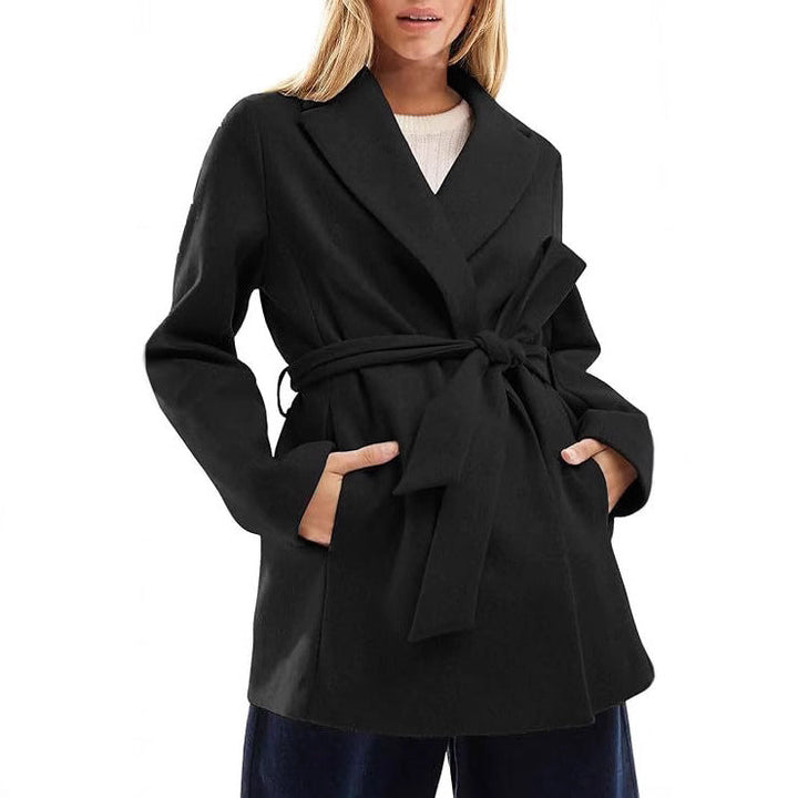 Drune | Frauen Elegante Wickeljacke Bequeme Passform