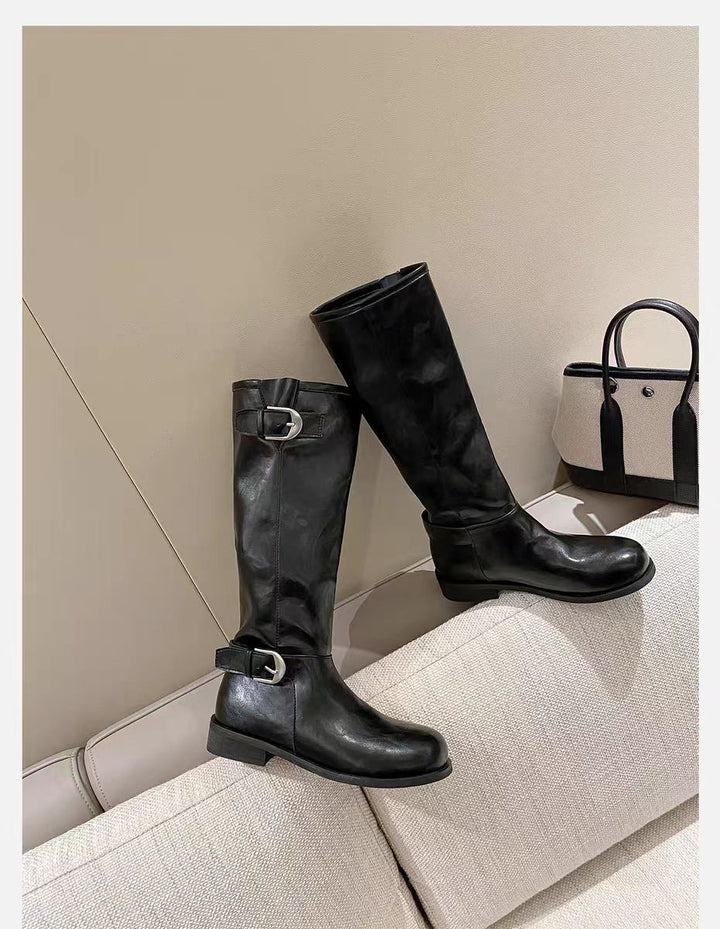 Damen Elegante und komfortable Stiefel Drune
