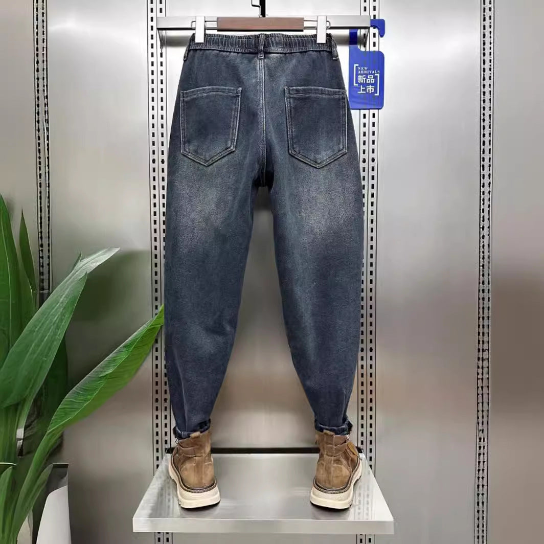Herren Modische Ripped Jeans mit kreativen Patches Drune 1788342395