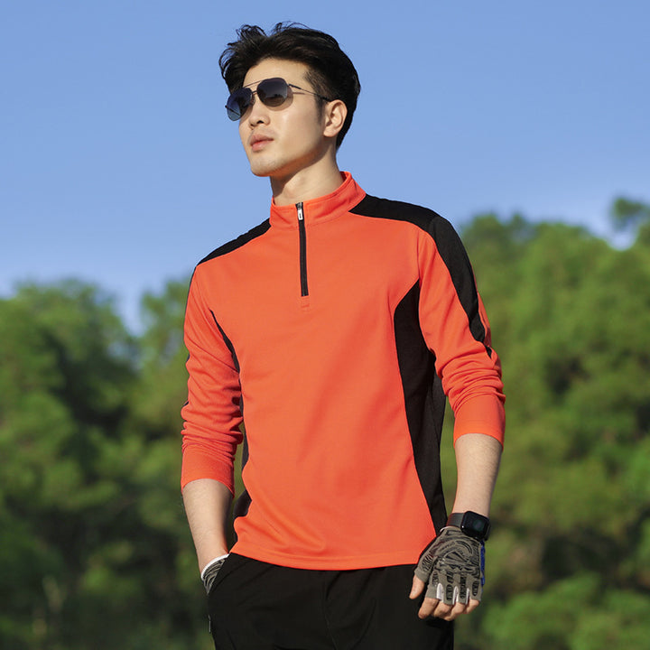 Damen Sport-Longsleeve mit Halbzip und atmungsaktiven Einsätzen Drune