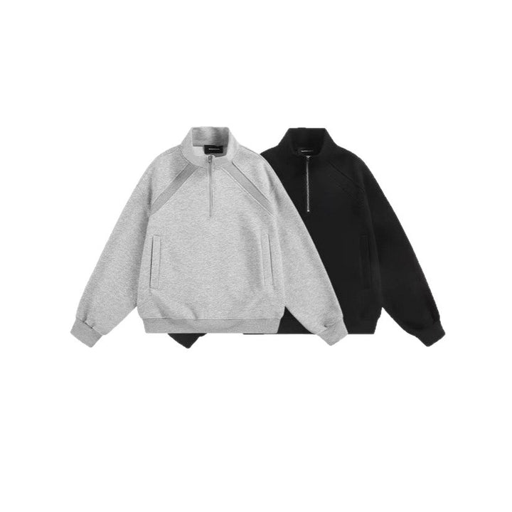 Damen Sportlicher Stehkragenpullover Drune