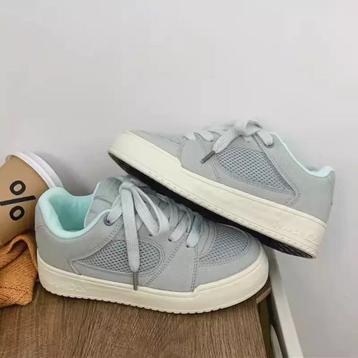 Damen Sportliche Sneakers mit atmungsaktiver Textiloberfläche und bequemer Dämpfung Drune