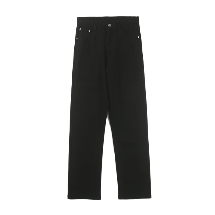 Damen Hochtaillierte Straight-Fit Jeans mit Stonewashed-Finish Drune