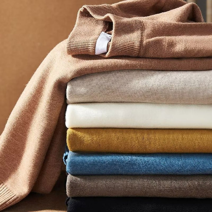 Damen Hochwertiger Rollkragenpullover Drune