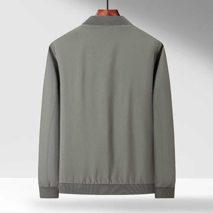 Herren Freizeitjacke mit modernem Stehkragen und praktischen Taschen Drune