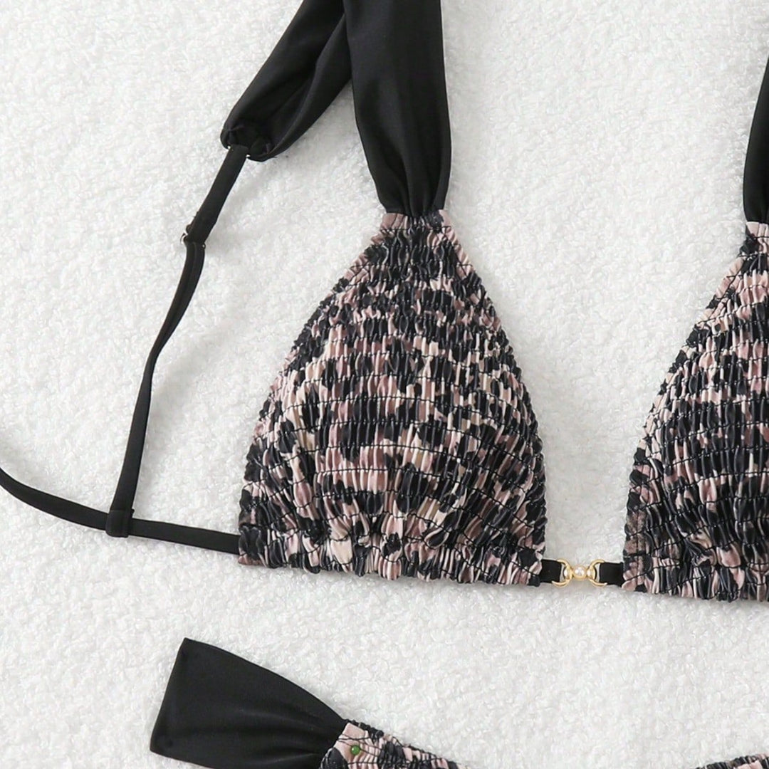 Damen Triangel-Bikini mit elegantem Banddesign Drune