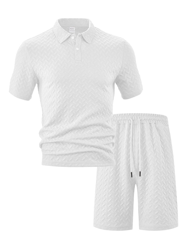 Herren Polo-Shirt und Short Set Drune
