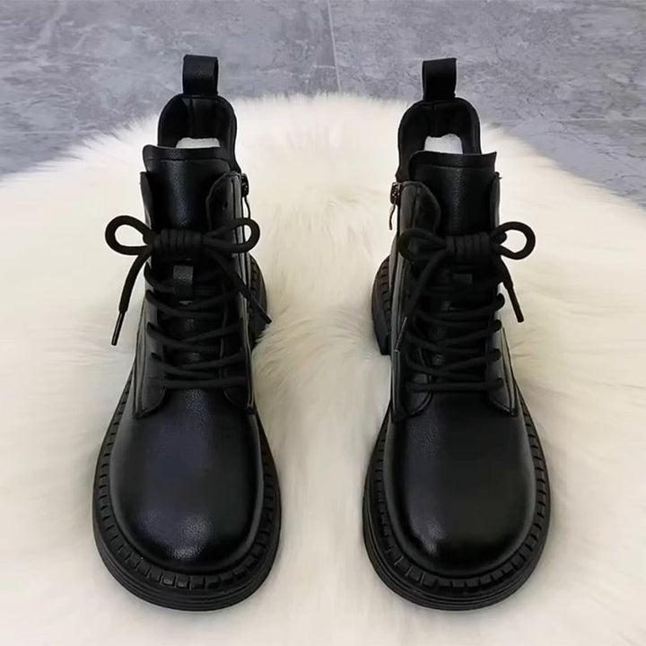 Damen Modische Chunky Boots Drune