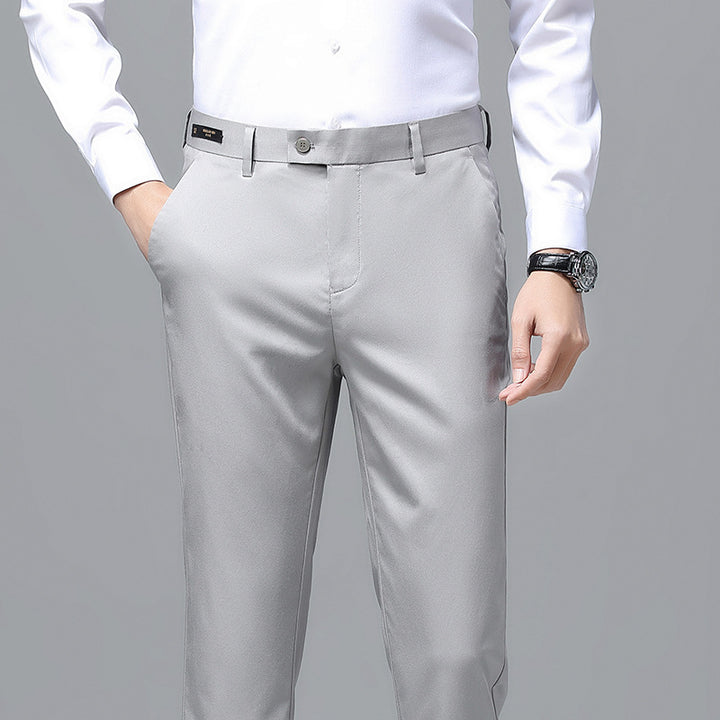 Herren Elegante Business-Chino mit Stretchkomfort und schlankem Bügelsaum Drune