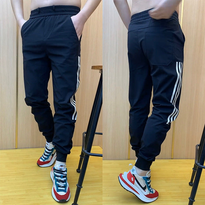Herren Bequeme Freizeithose mit elastischem Bund Drune