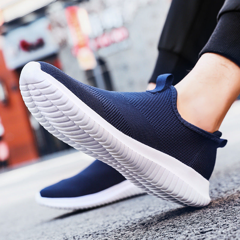Damen nan minimalistischer Schlupf-Freizeitschuh mit vorderer Zuglasche, gepolstertem Knöchelkragen und flexibler Adaptivsohle Drune