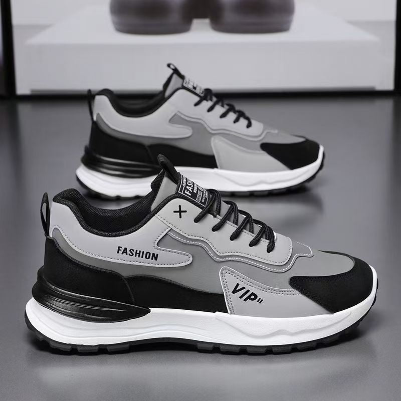 Herren Stylischer Chunky-Sneaker mit Wildleder-Overlays und profilierter Trail-Sohle Drune