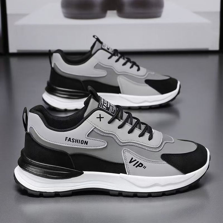 Herren Stylischer Chunky-Sneaker mit Wildleder-Overlays und profilierter Trail-Sohle Drune