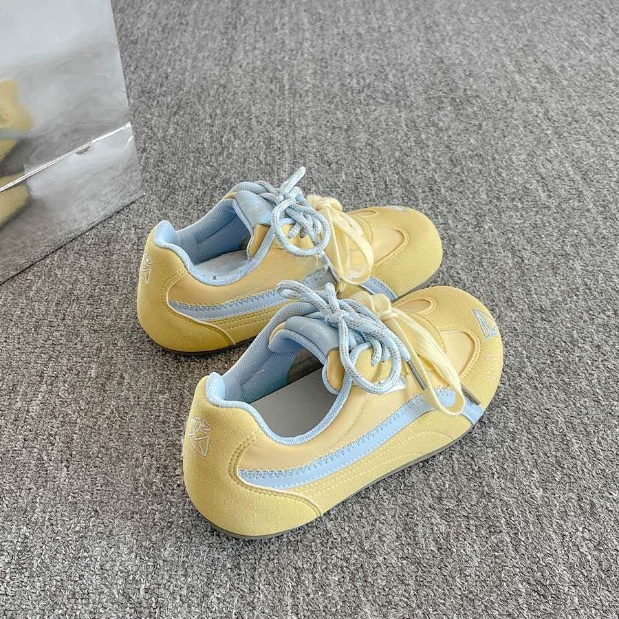 Damen Sportliche Sneakers mit innovativer Schnürung und farbenfrohem Design Drune
