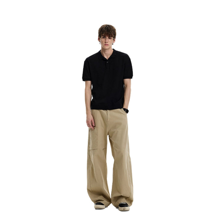 Herren Weitgeschnittene Utility-Hose Drune
