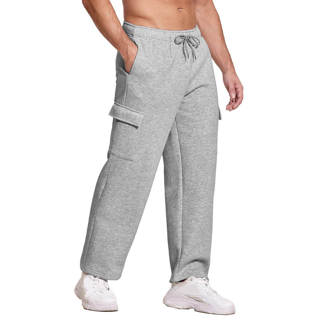 Damen nan weiche Cargo-Jogginghose mit Kordelzug und Seitentaschen Drune