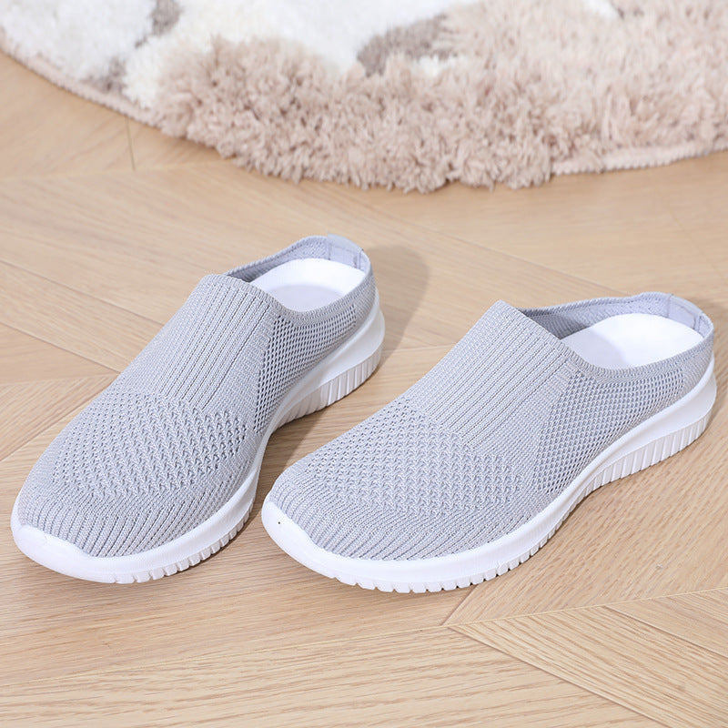 Damen bequeme und atmungsaktive Slip-On Sneaker Drune