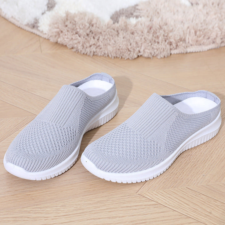 Damen bequeme und atmungsaktive Slip-On Sneaker Drune