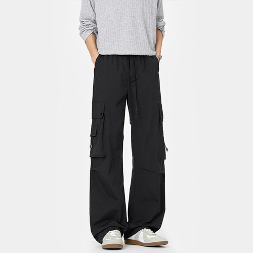 Herren Cargo-Hose mit mehreren Taschen und elastischem Bund Drune