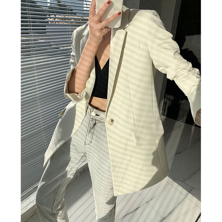 Damen Oversized Blazer im minimalistischen Design Drune