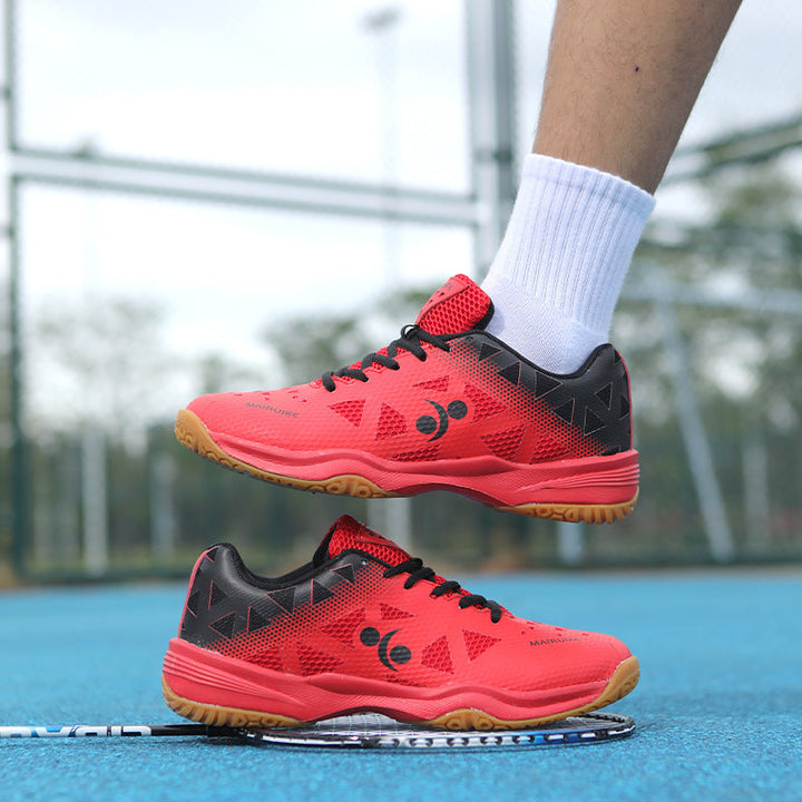 Damen Hochleistungs-Tennis-Schuhe mit dämpfendem Fußbett und atmungsaktiver Obermaterialstruktur Drune