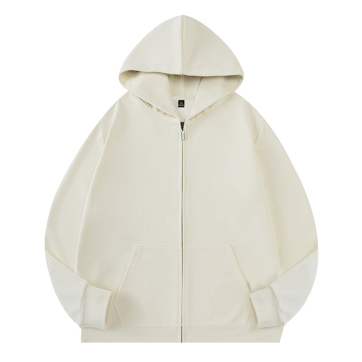 Unisex Oversize Kapuzen‑Zipjacke aus French‑Terry mit verdeckter Nahtführung Drune