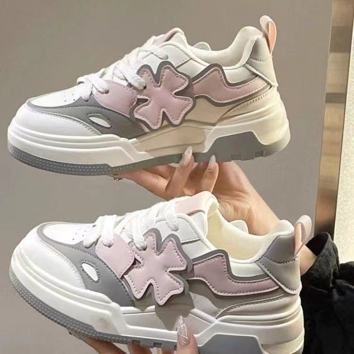 Damen Trendige Sneakers mit modischem Sternen-Design Drune