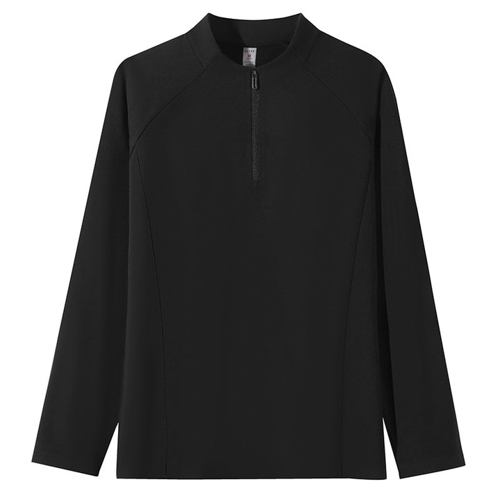 Damen Sportliches Langarmshirt mit Reißverschluss Drune
