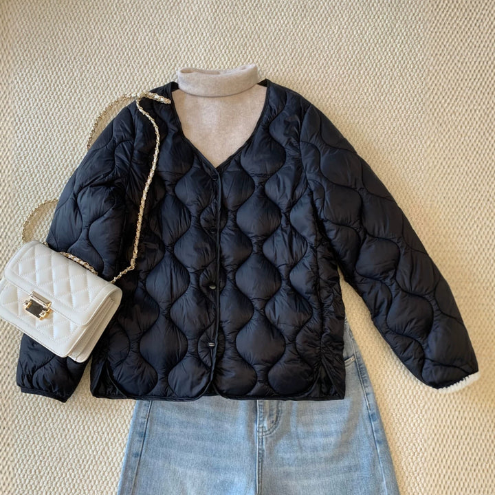 Damen Modische Daunenjacke Drune