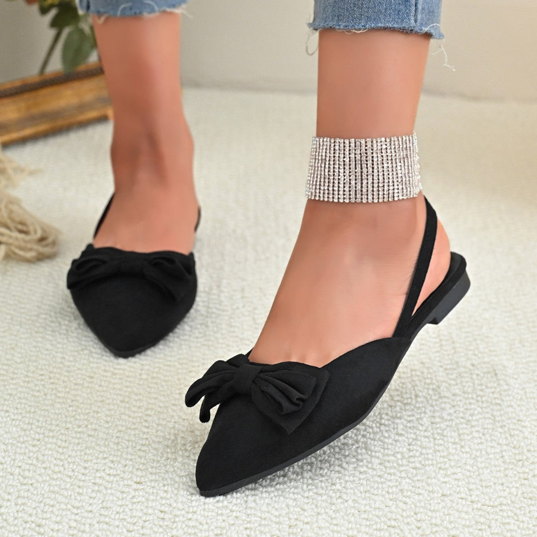 Damen Ballerinas mit stilvollem Schleifendetail und eleganter Spitze Drune
