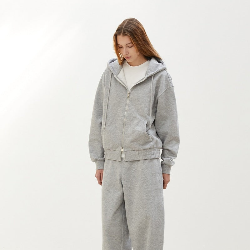 Damen lässige Zip-Hoodie Jacke Drune