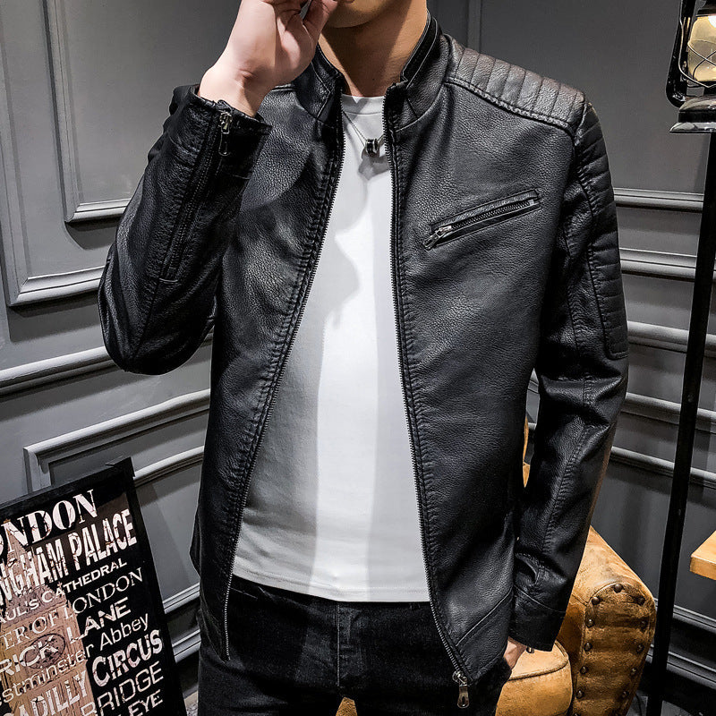 Herren Stylishe Bikerjacke Drune
