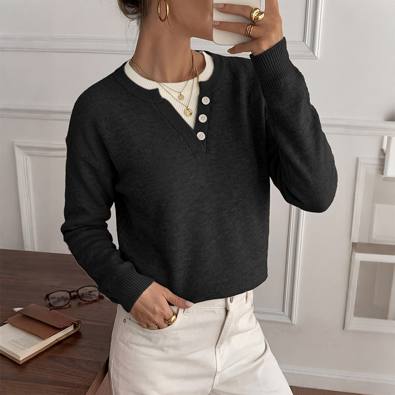 Damen lässiger Pullover Drune
