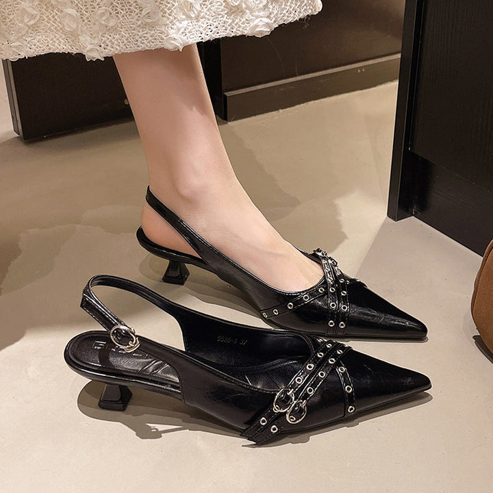 Damen Sling-Pumps mit modischem Riemendesign Drune