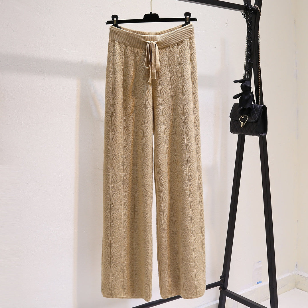 Damen Weite und bequeme Jersey-Hose Drune