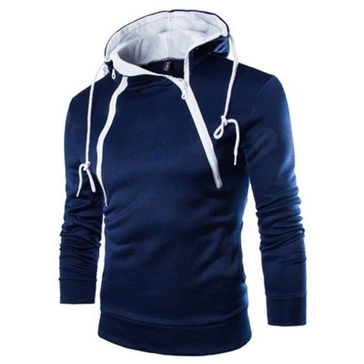 Herren moderne Kapuzenpullover mit praktischem Reißverschluss Drune
