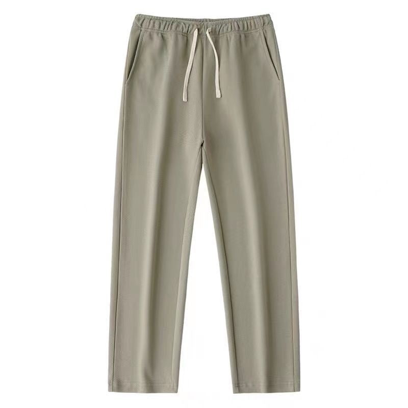 Herren Bequeme Freizeithose mit elastischem Bund und Seitentaschen Drune